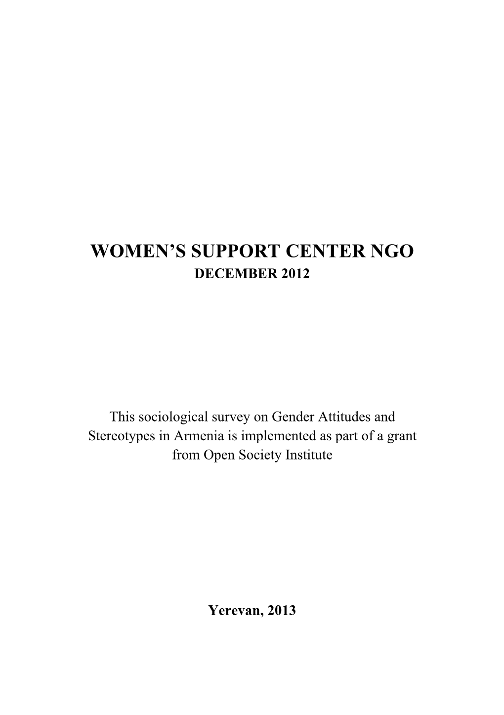 Women's Support Center