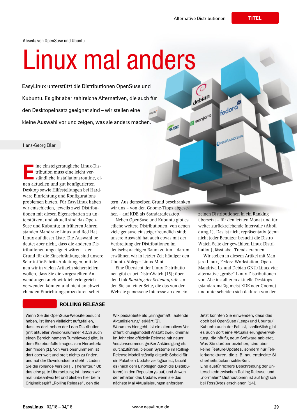 Linux Mal Anders