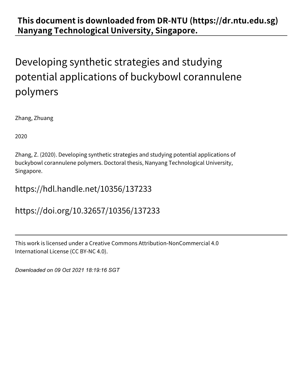 Developing Synthetic Strategies and Studying Potential Applications of Buckybowl Corannulene Polymers