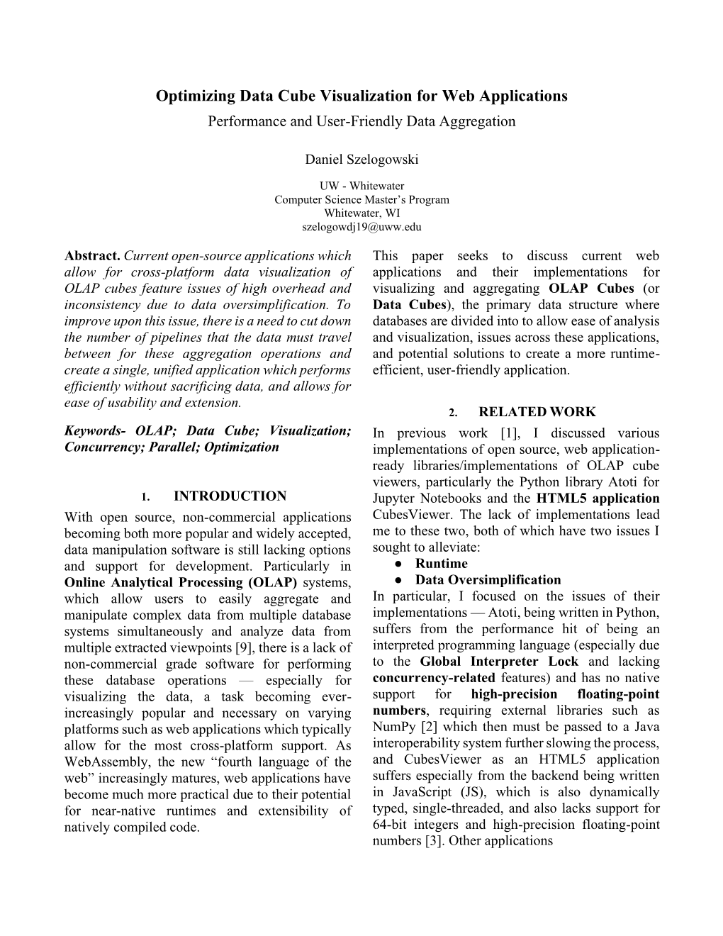 Optimizing Data Cube Visualization for Web Applications Performance and User-Friendly Data Aggregation