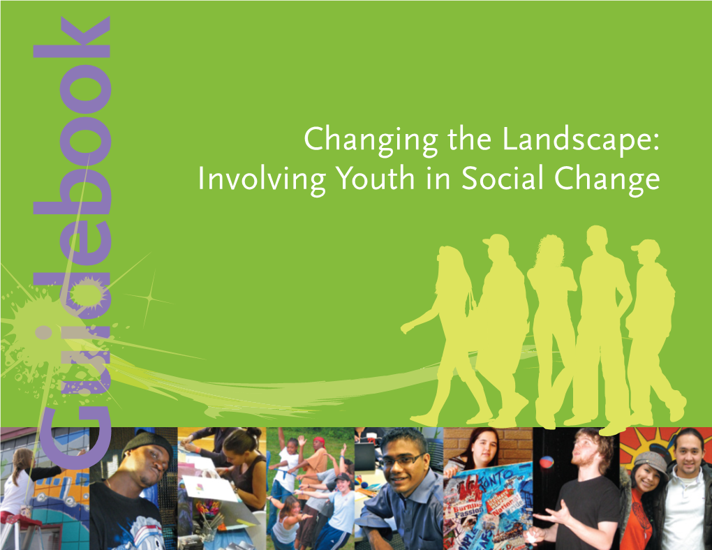 Changing the Landscape: Involving Youth in Social Change