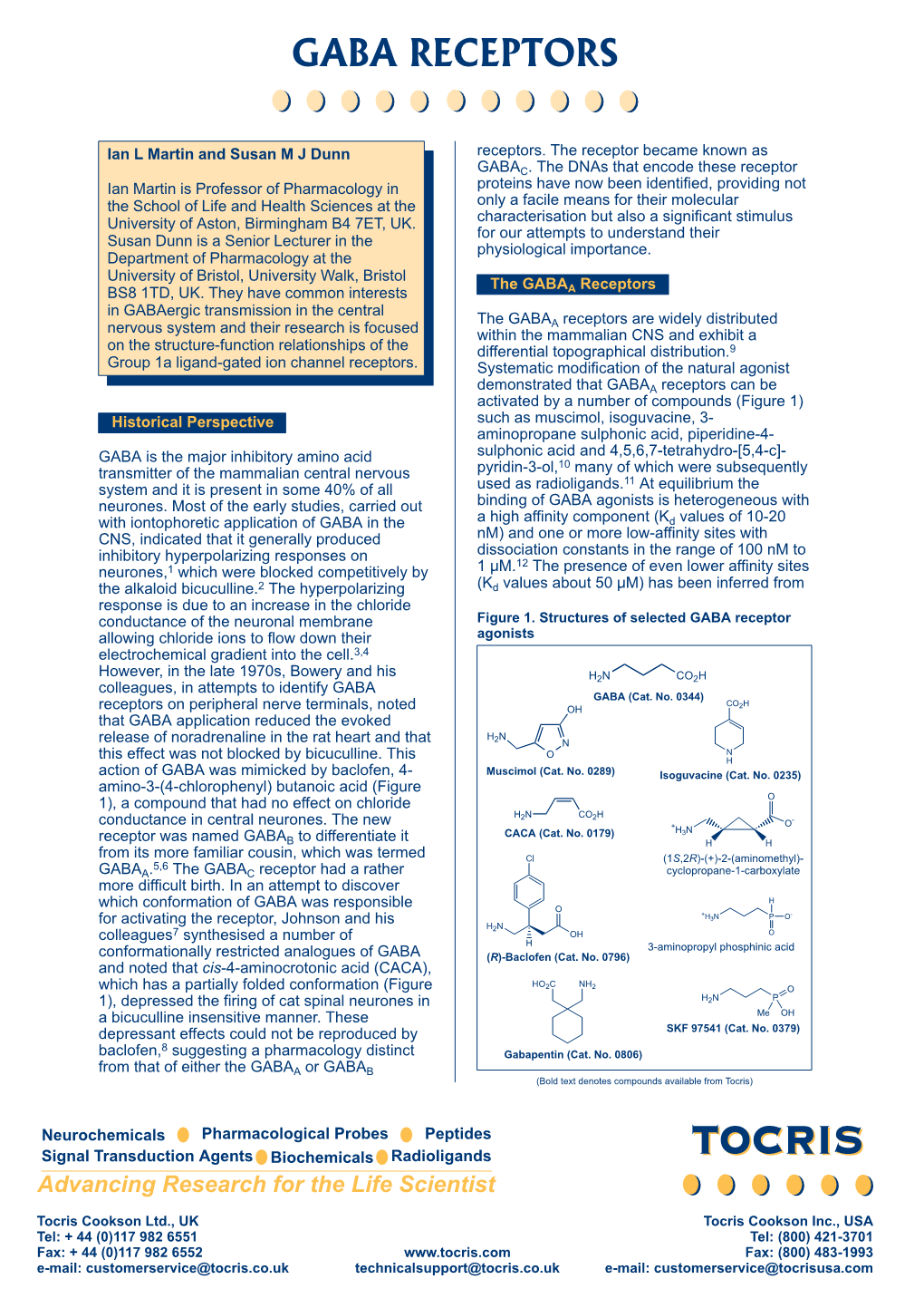 Gaba Receptors Gaba Receptors