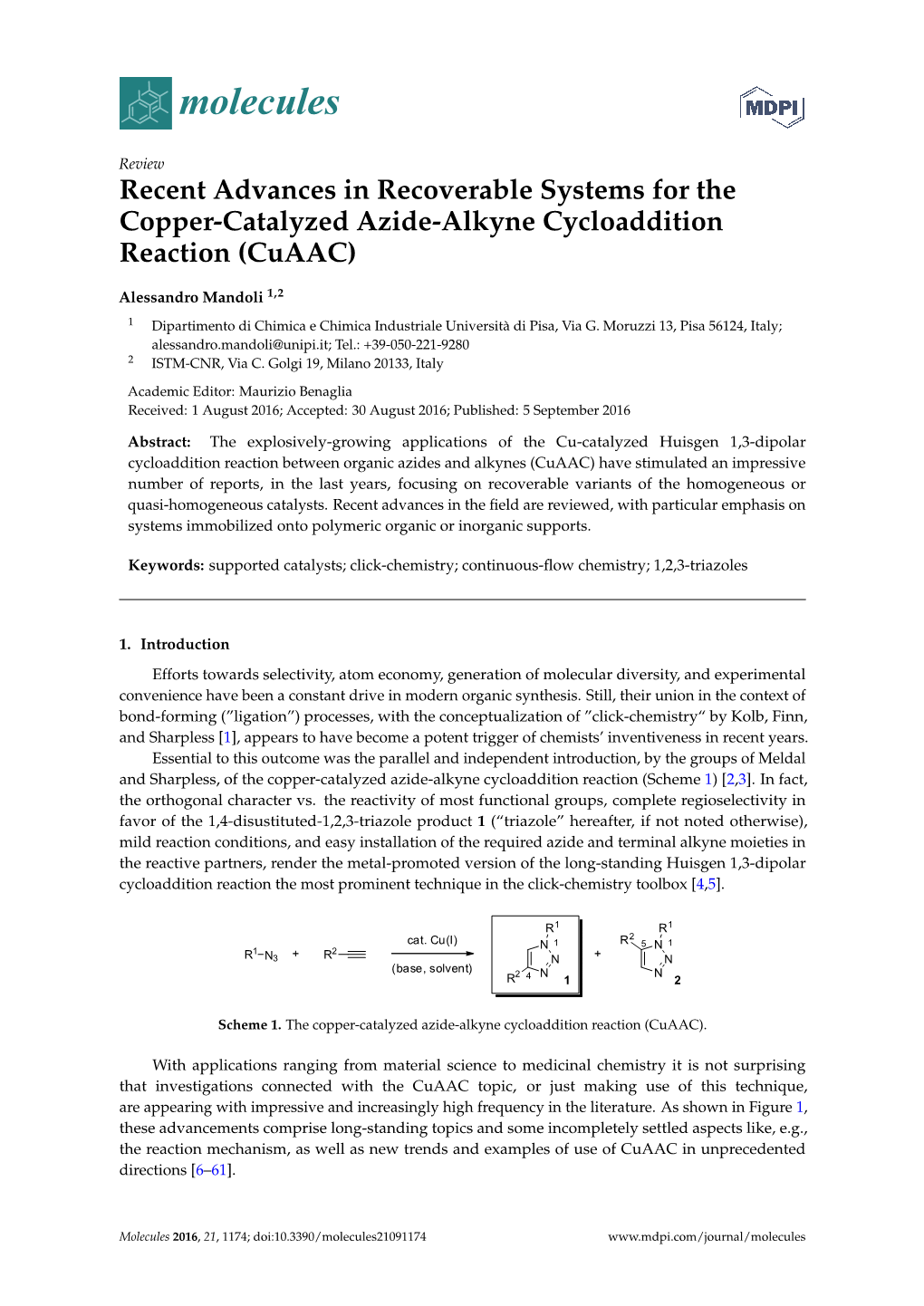 Recent Advances in Recoverable Systems for the Copper