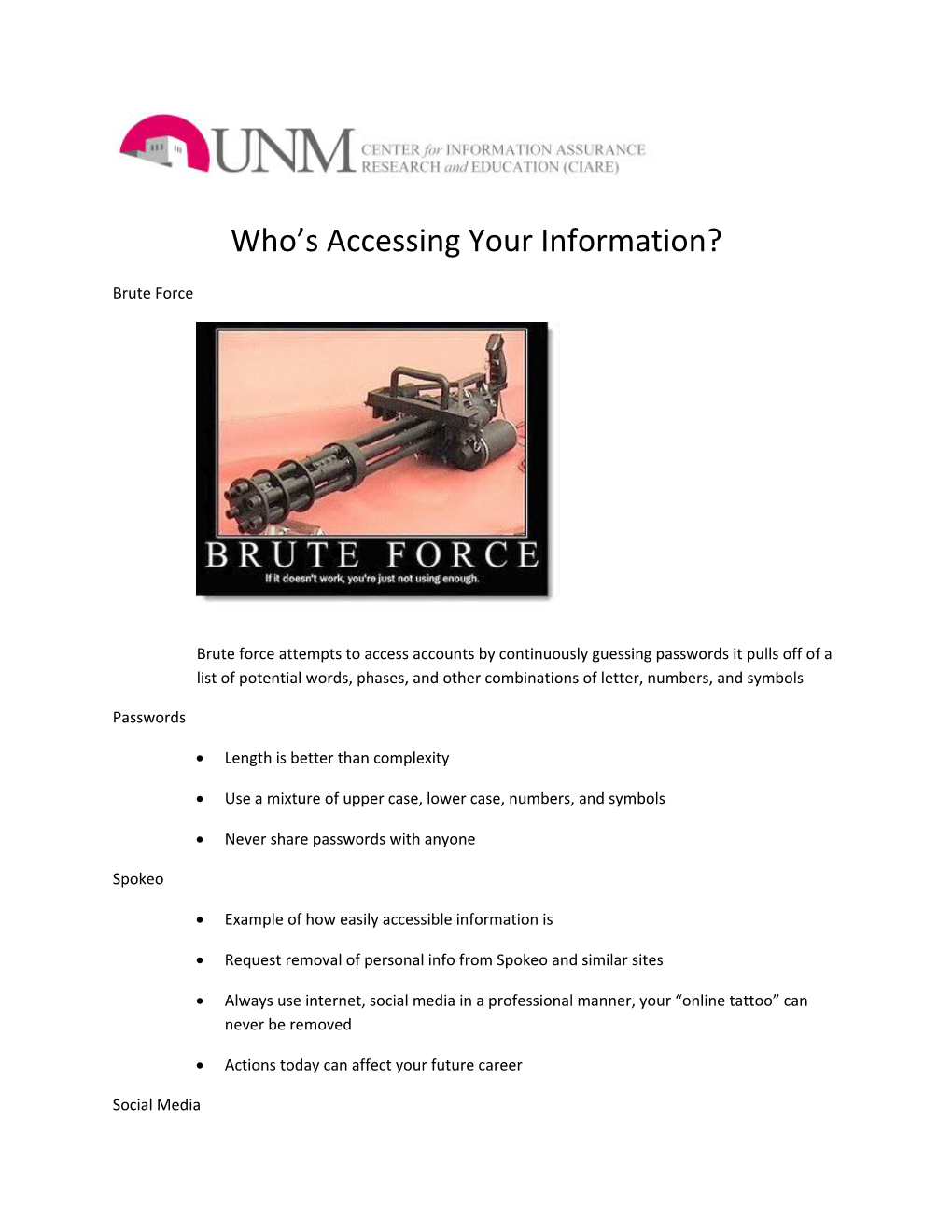 Who S Accessing Your Information?