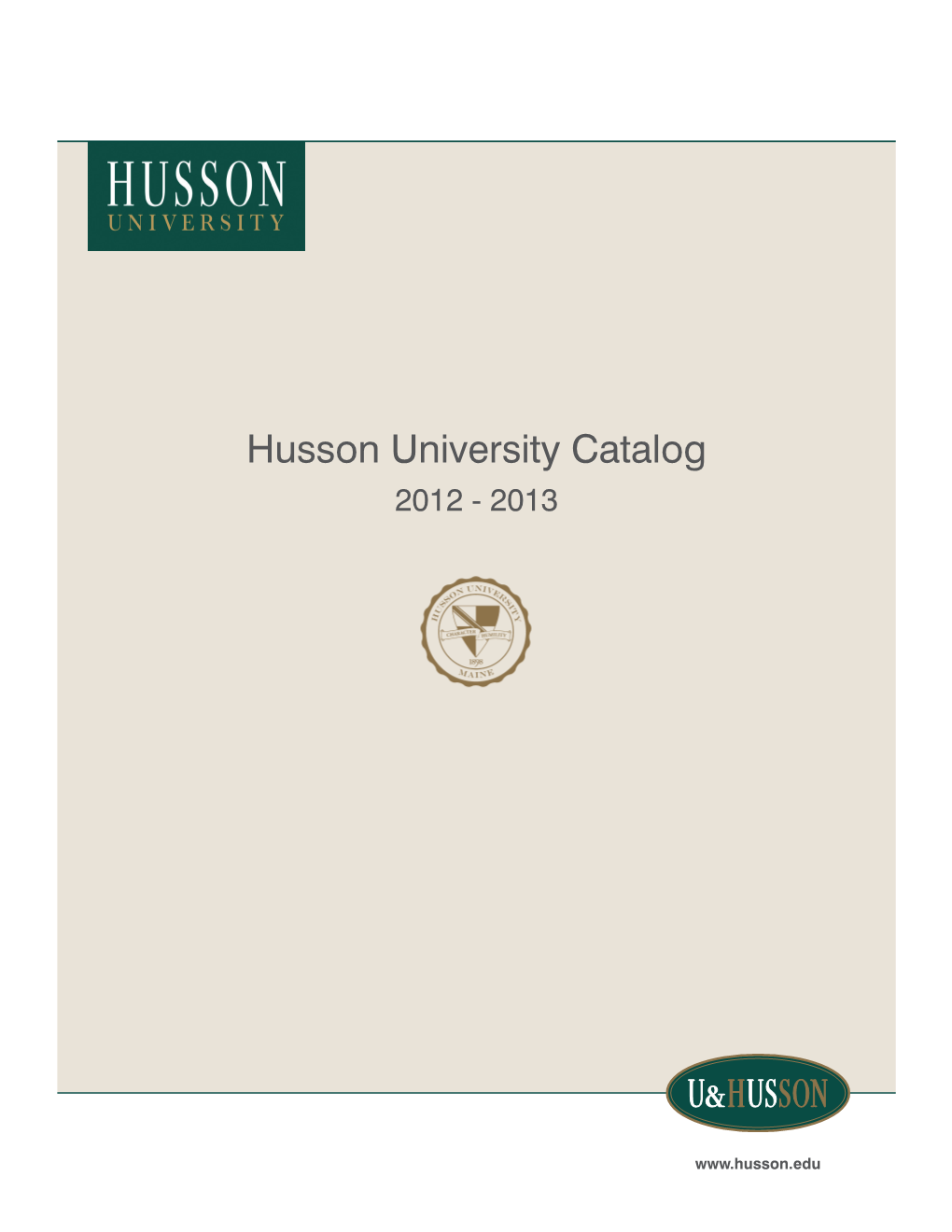 Husson University Catalog 2012 - 2013