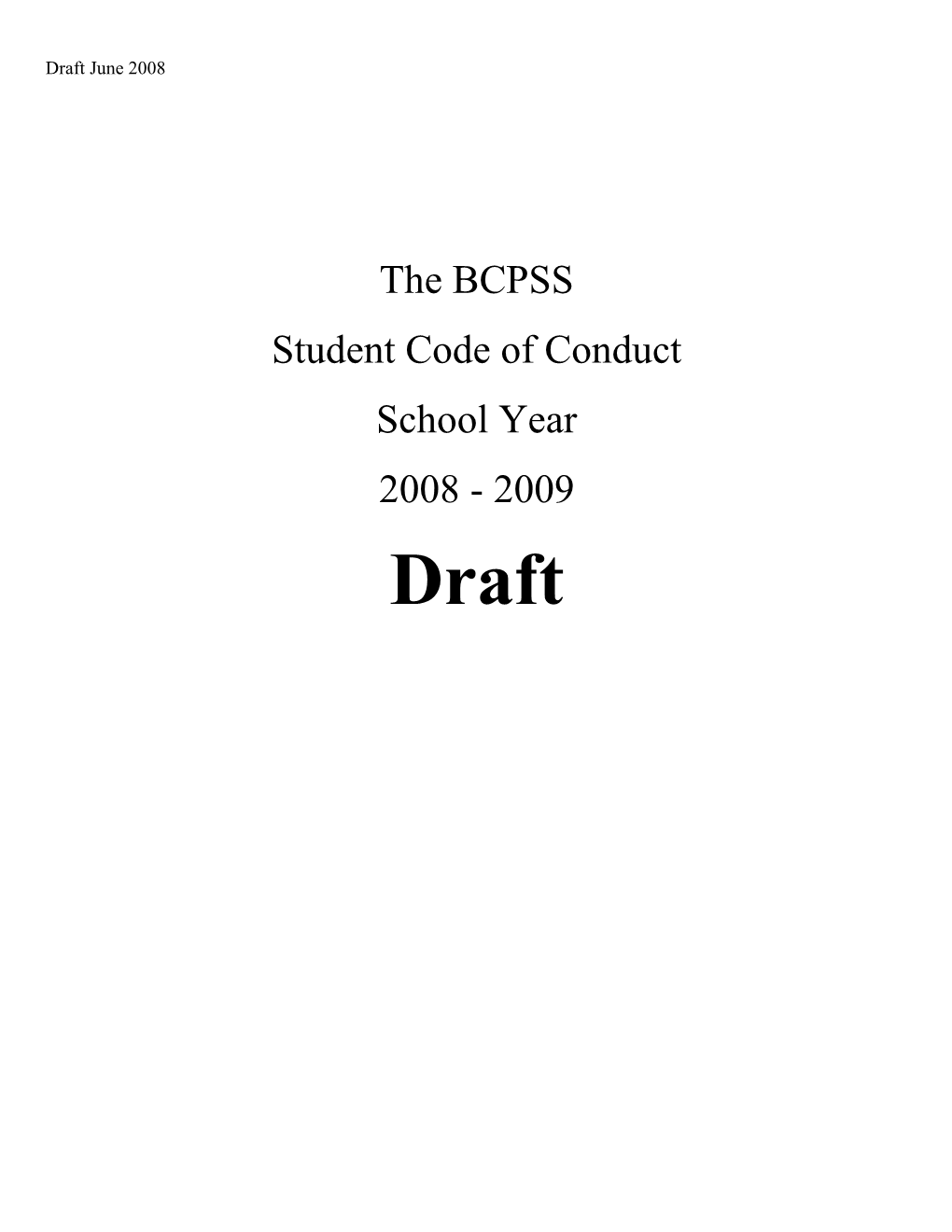 Student Code of Conduct s2