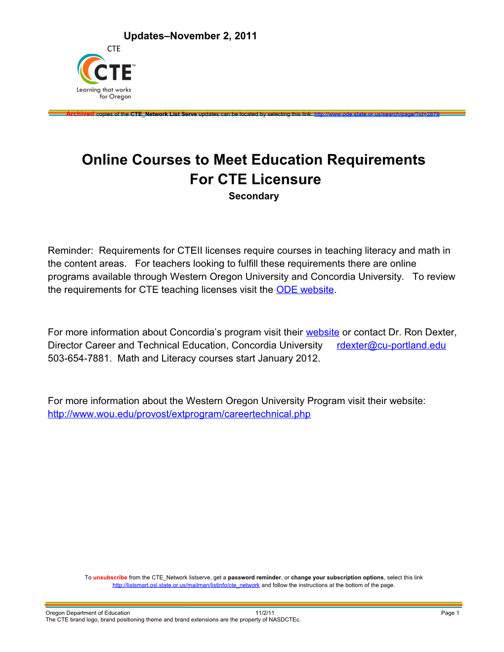 Online Courses to Meet Education Requirements