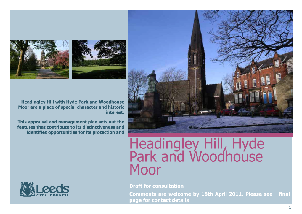 Headingley Hill, Hyde Park and Woodhouse Moor