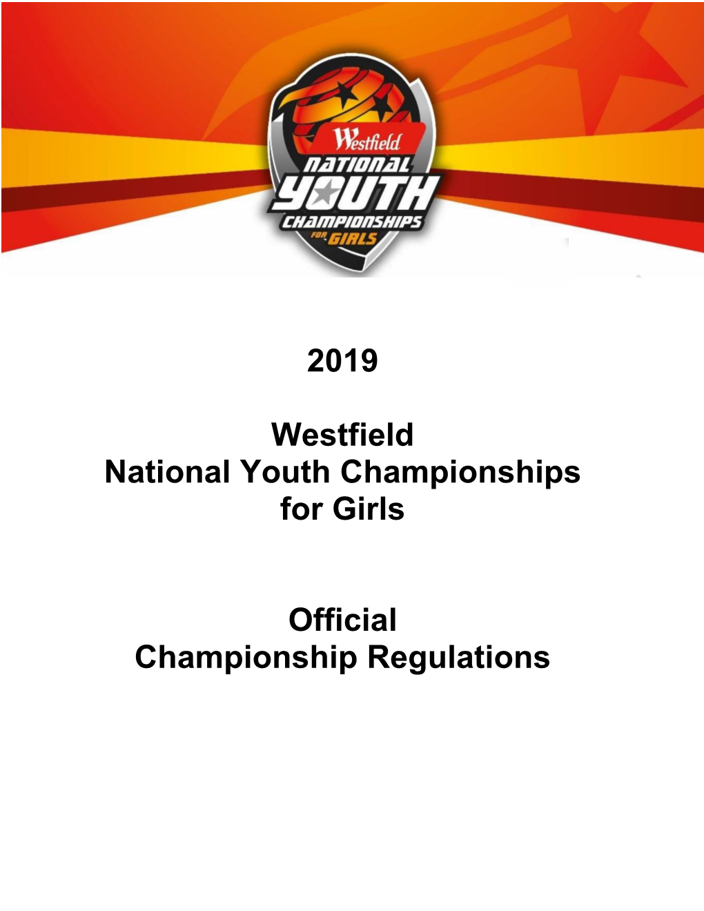 2019 Westfield National Youth Championships