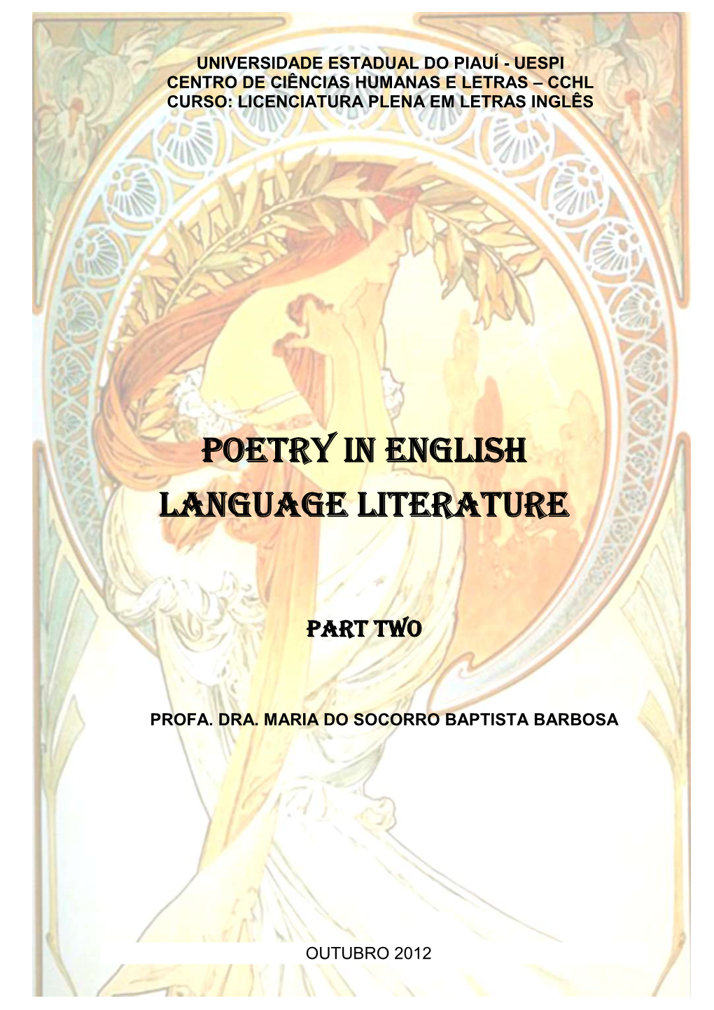 Poetry in English Language Literature