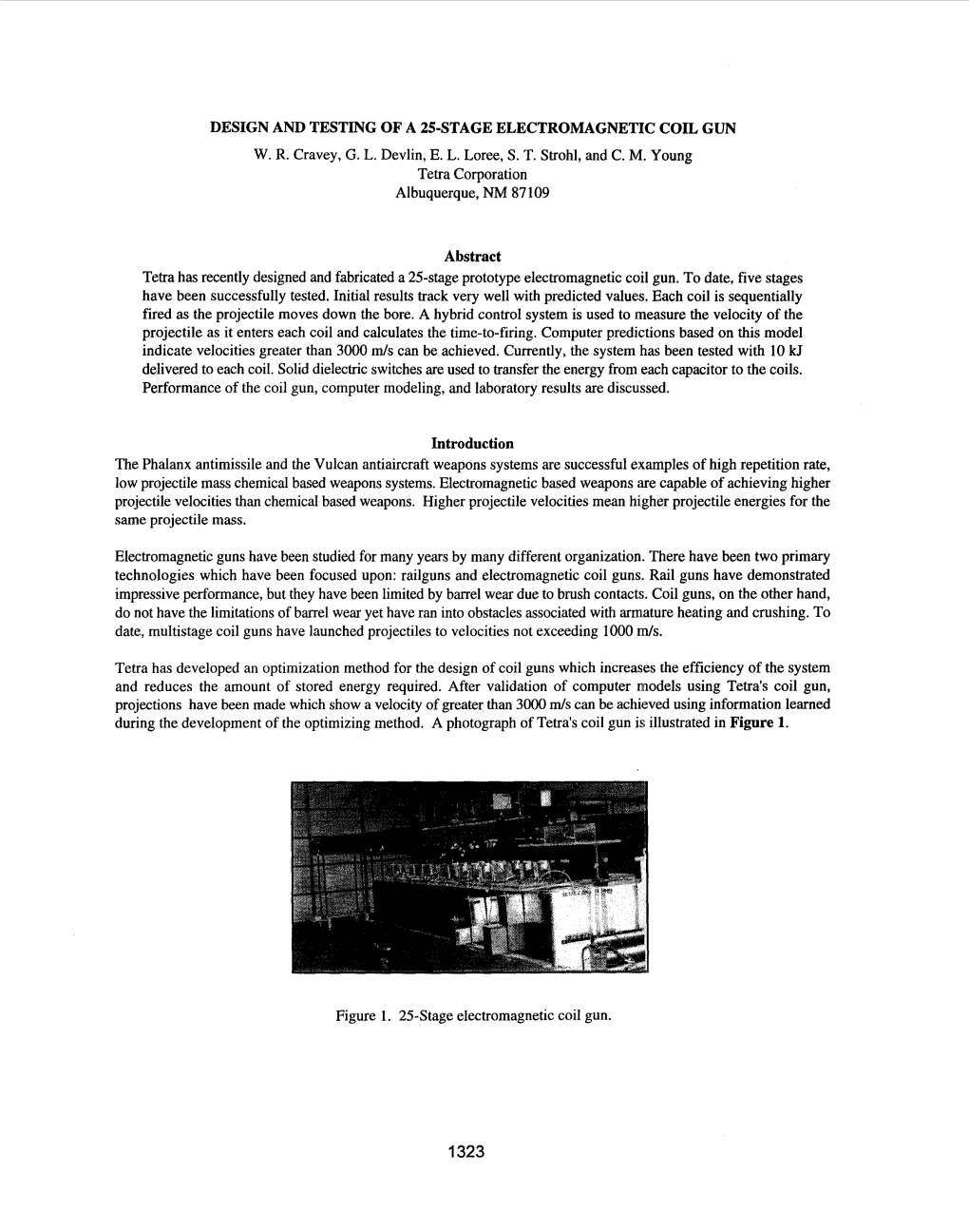 Design and Testing of a 25-Stage Electromagnetic Coil Gun W