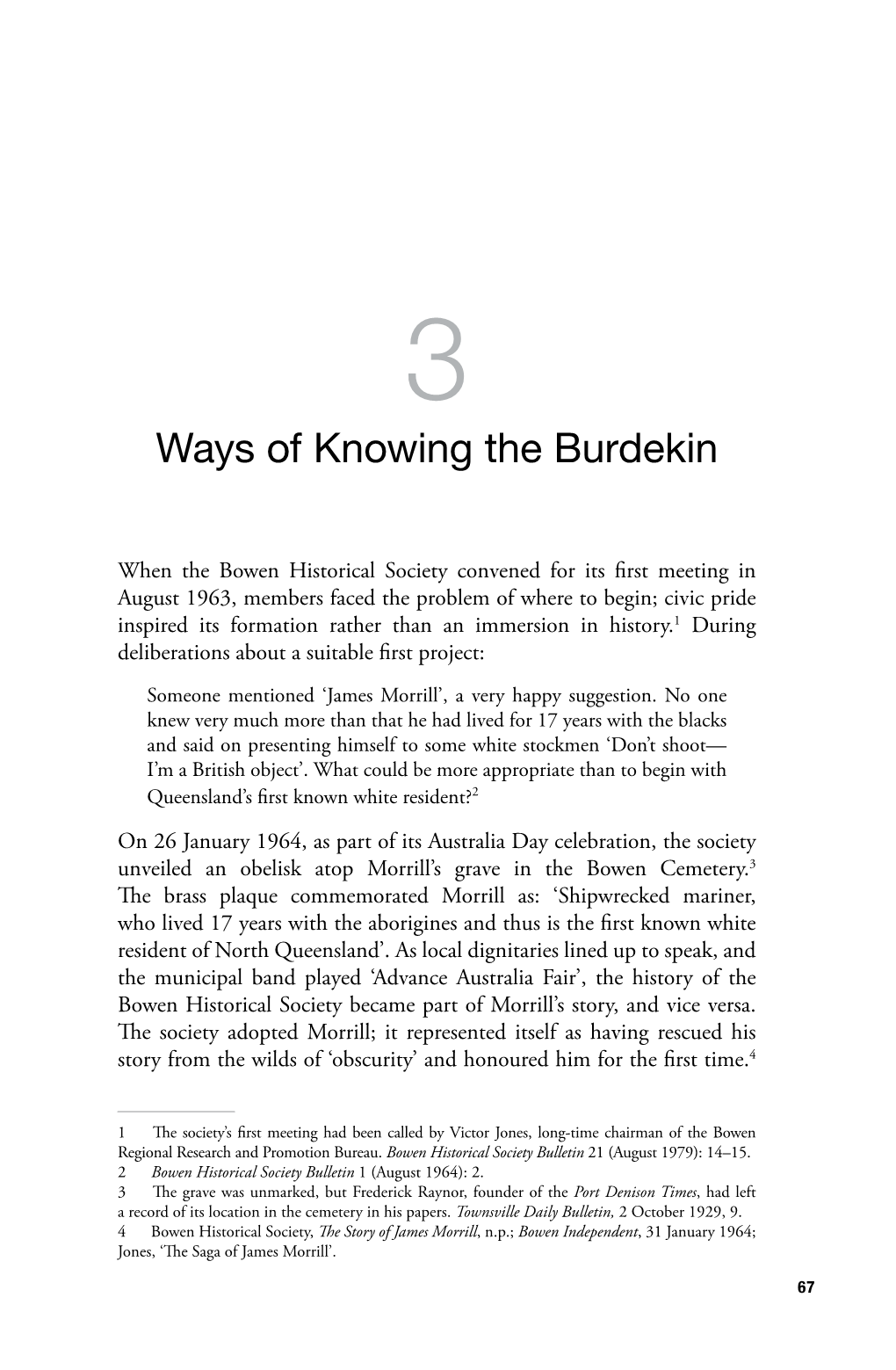 3. Ways of Knowing the Burdekin