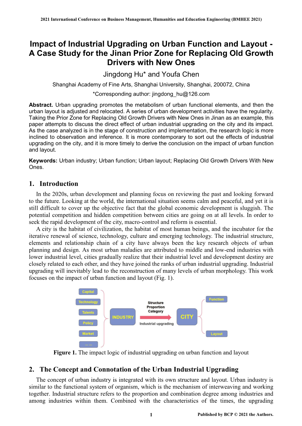 Impact of Industrial Upgrading O a Case Study for the Jinan Prior