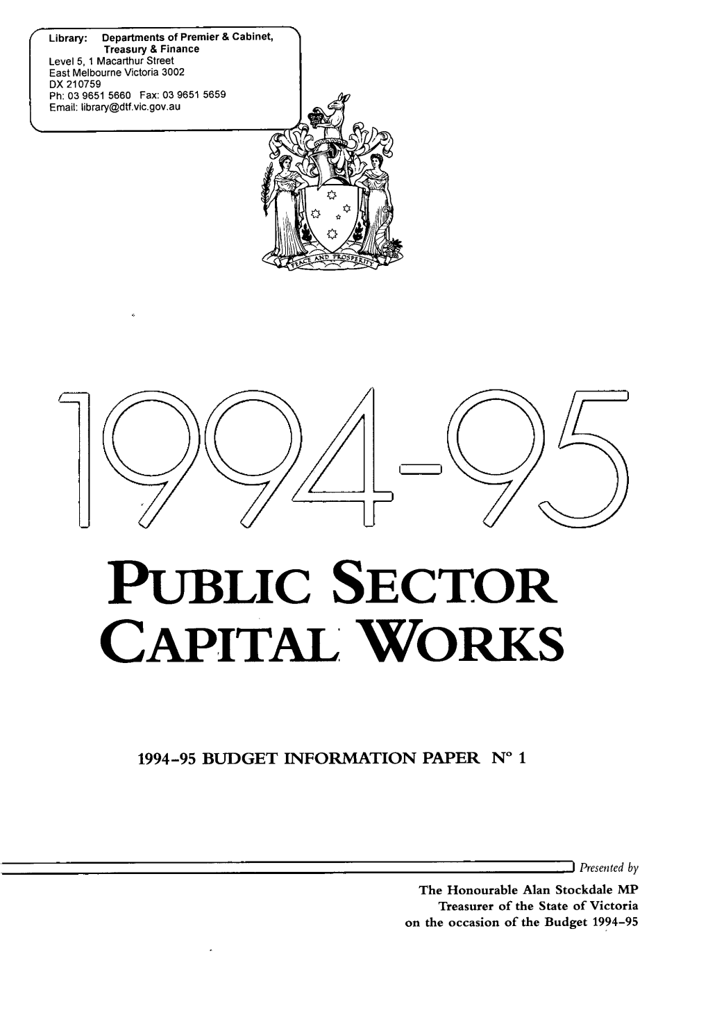 Public Sector Capital Works