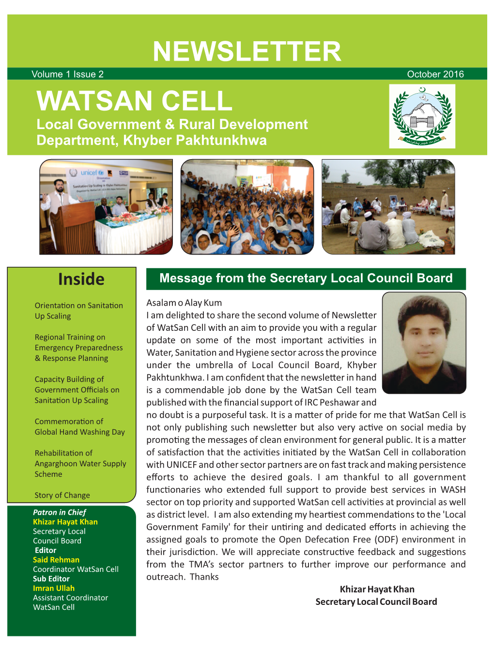 Newsletter Watsan Cell