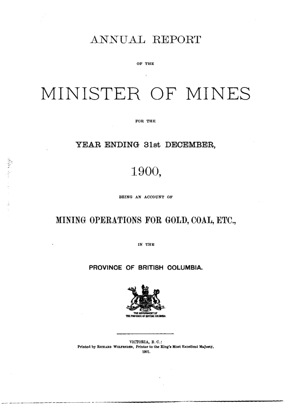 Minister of Mines