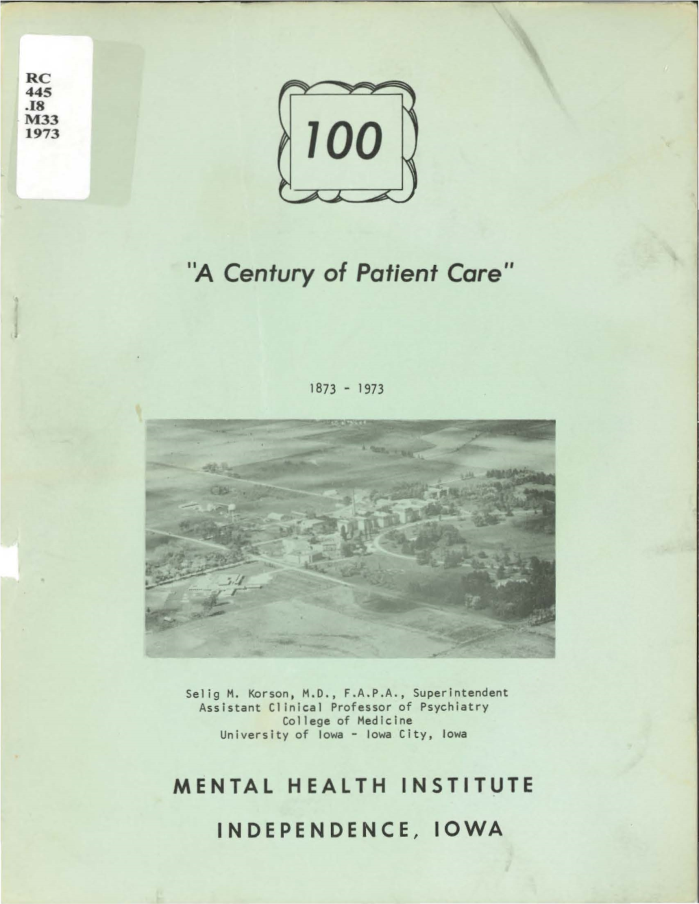 ''A Century of Patient Care