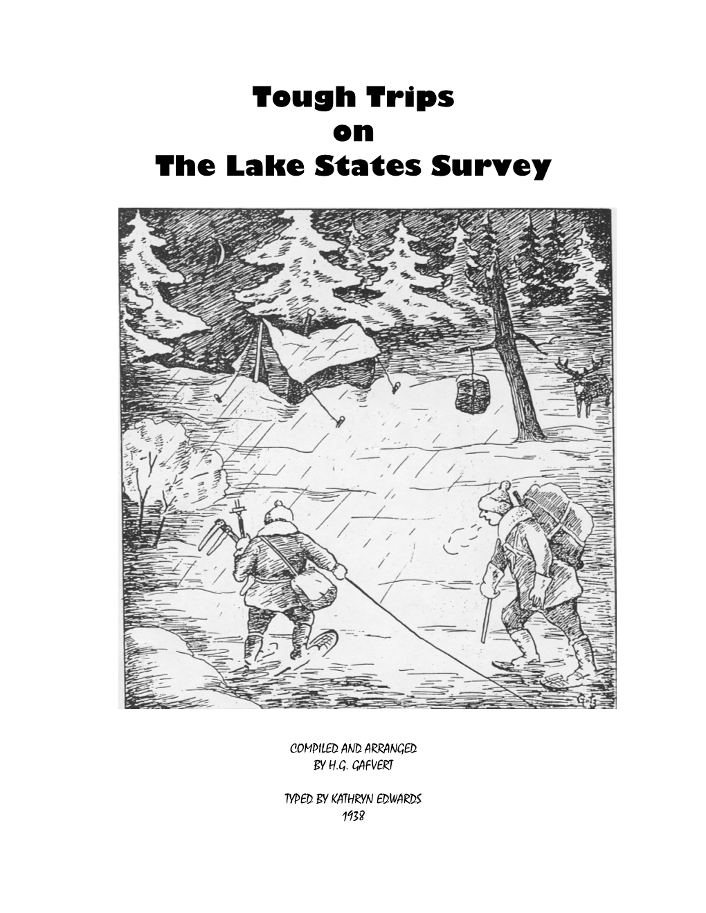 1937 Lake States Survey Stories