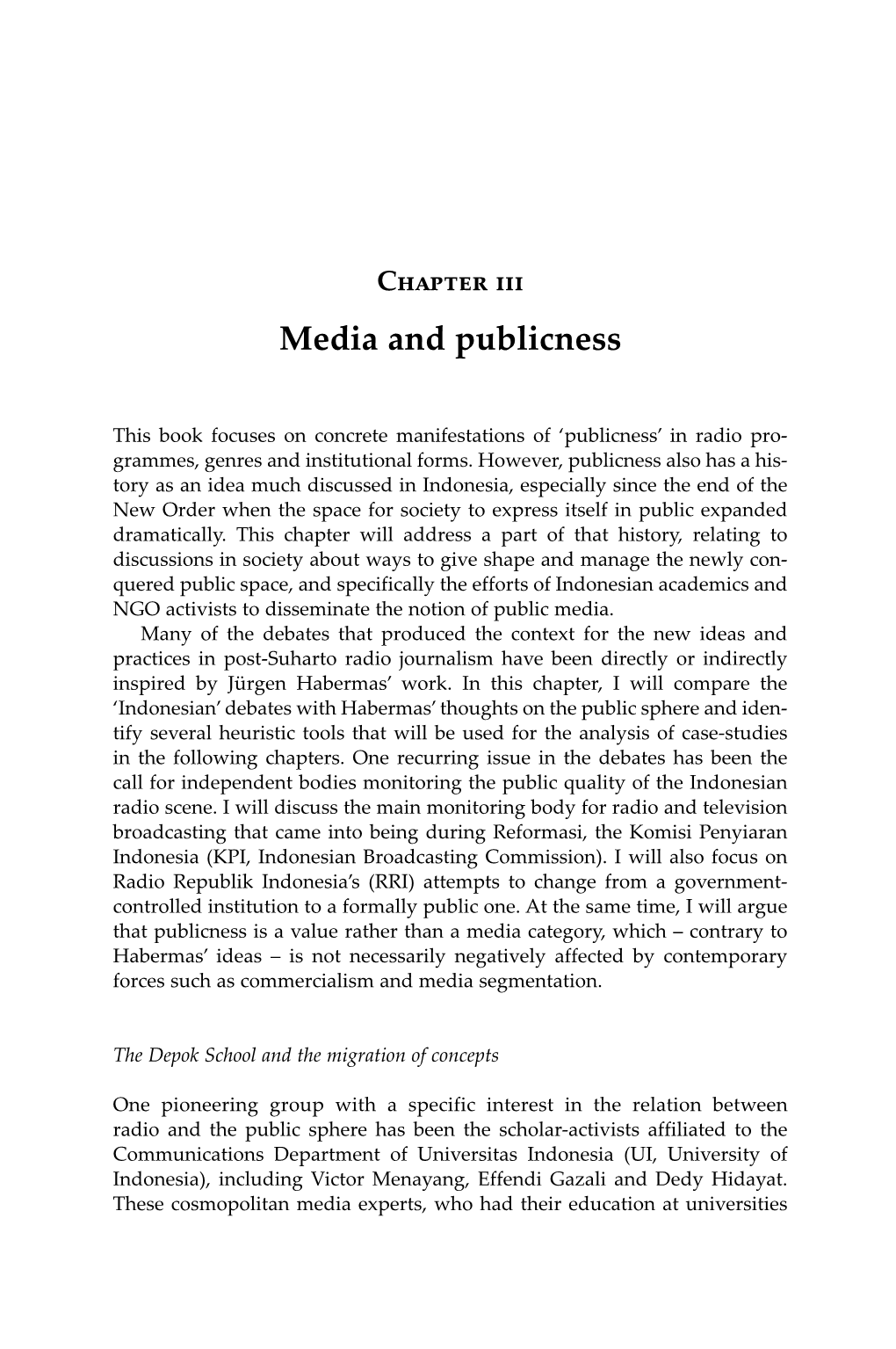 Media and Publicness