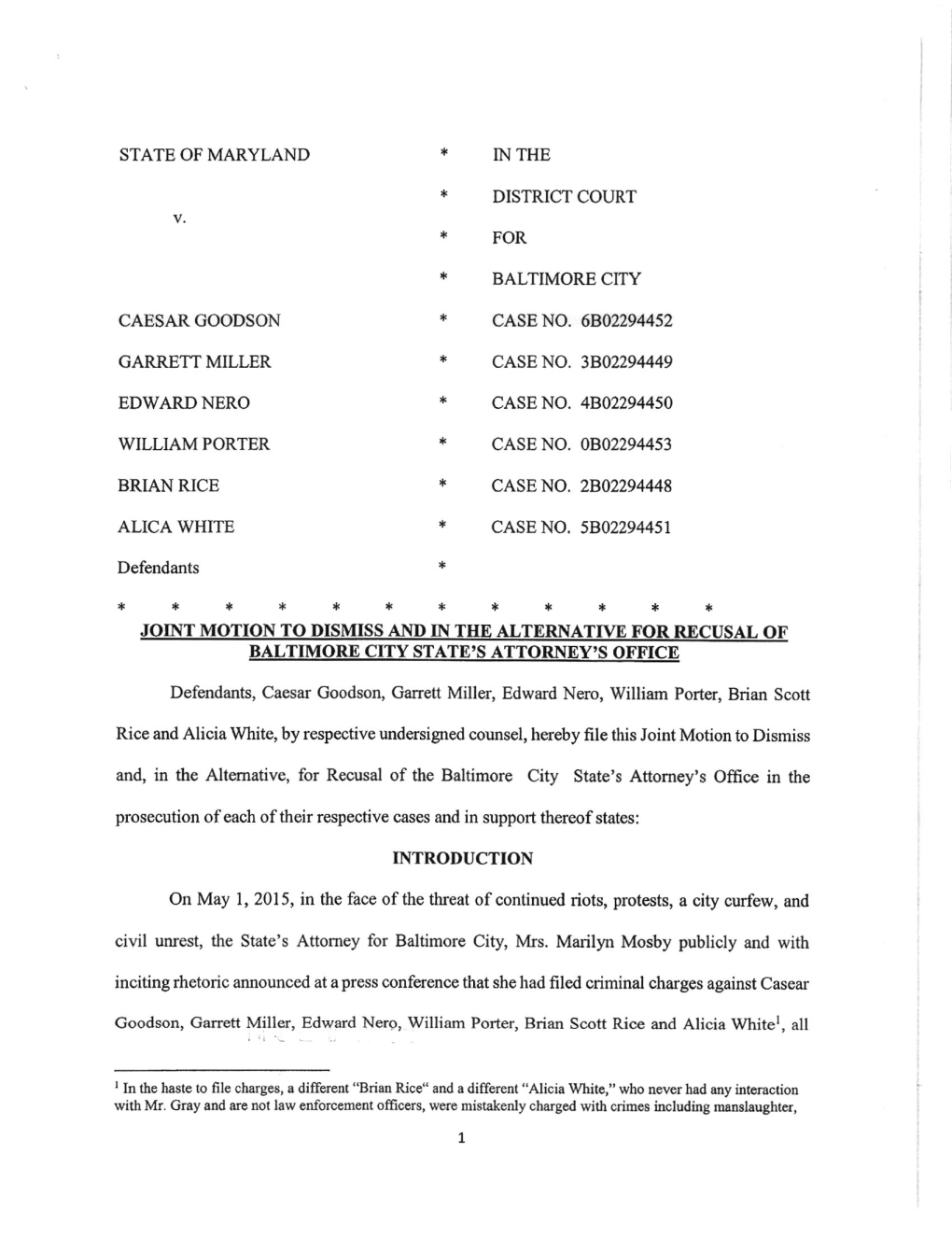 Download Freddie-Gray-Case-Officers-Motion-To-Dismiss