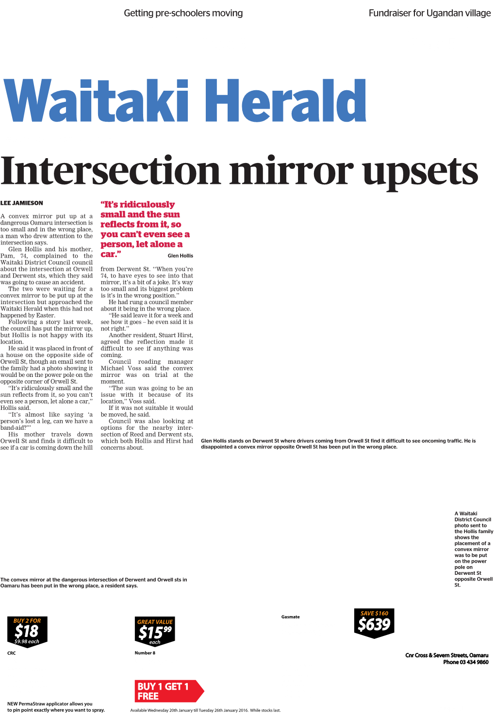 Intersection Mirror Upsets