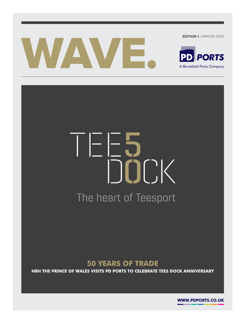 50 Years of Trade Hrh the Prince of Wales Visits Pd Ports to Celebrate Tees Dock Anniversary 2 Wave