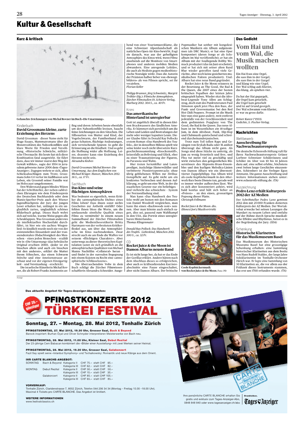 TÜRKEI FESTIVAL Fazil S B Sonntag, 27