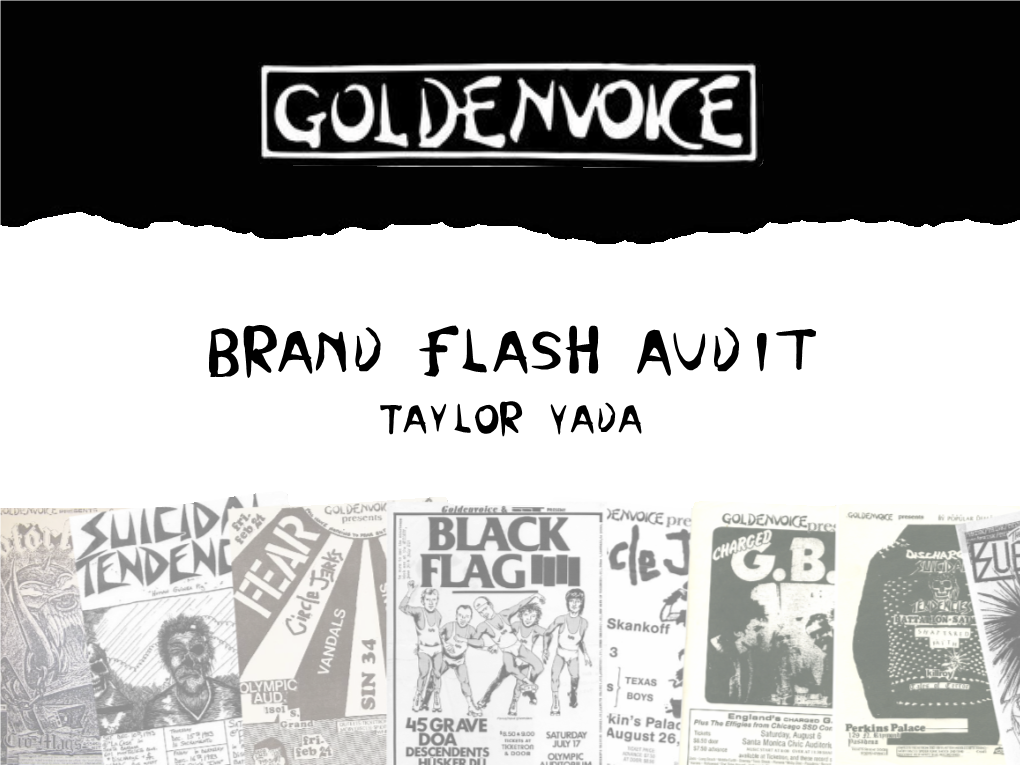 Goldenvoice Flash Audit