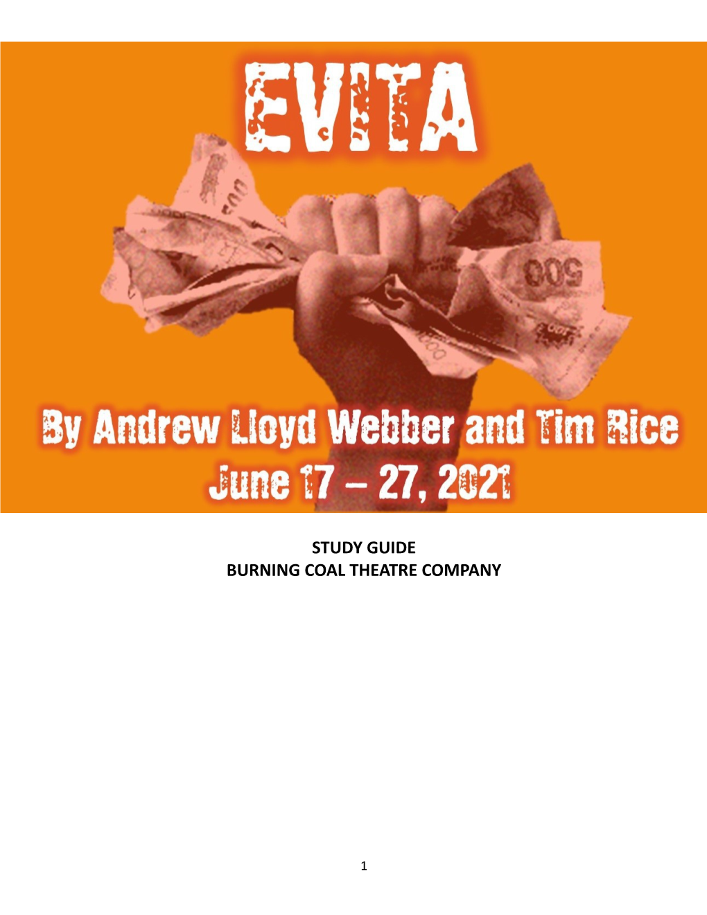 Study Guide Burning Coal Theatre Company