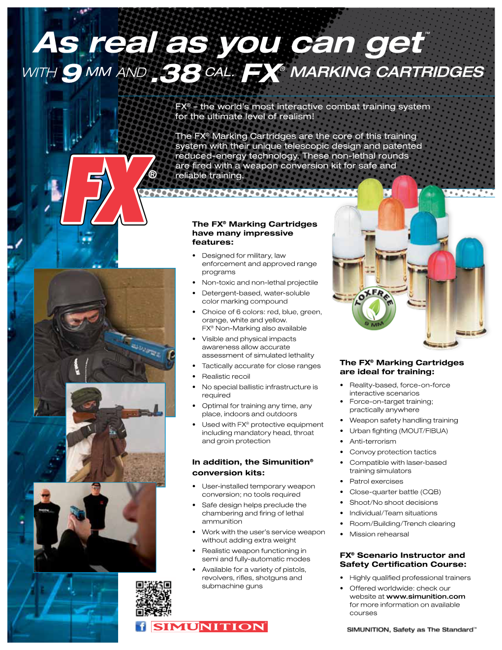 Brochure FX Marking Cartridges .38 And