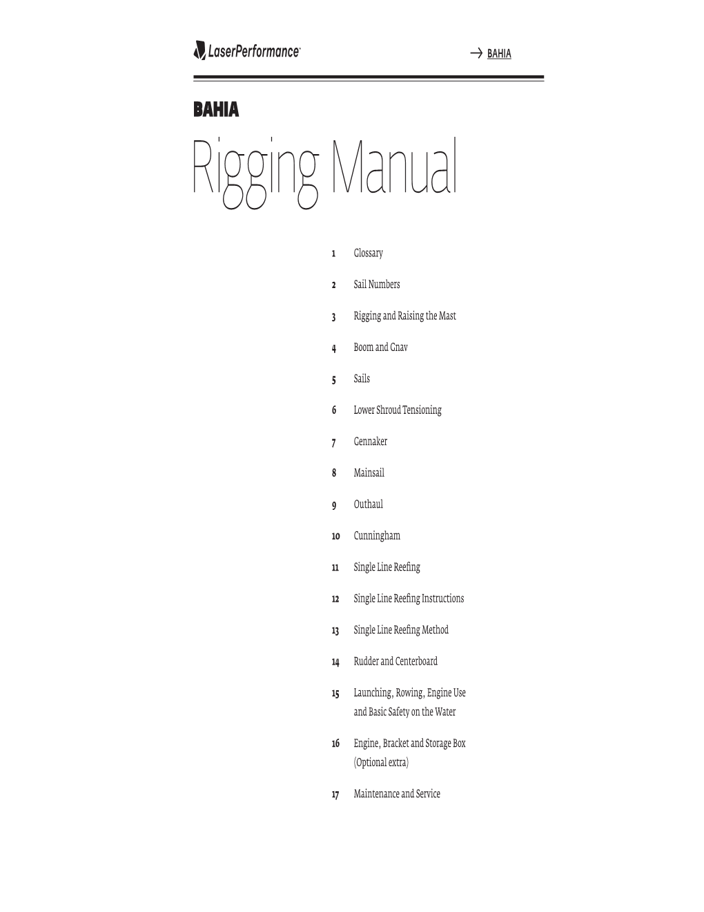 Rigging Manual