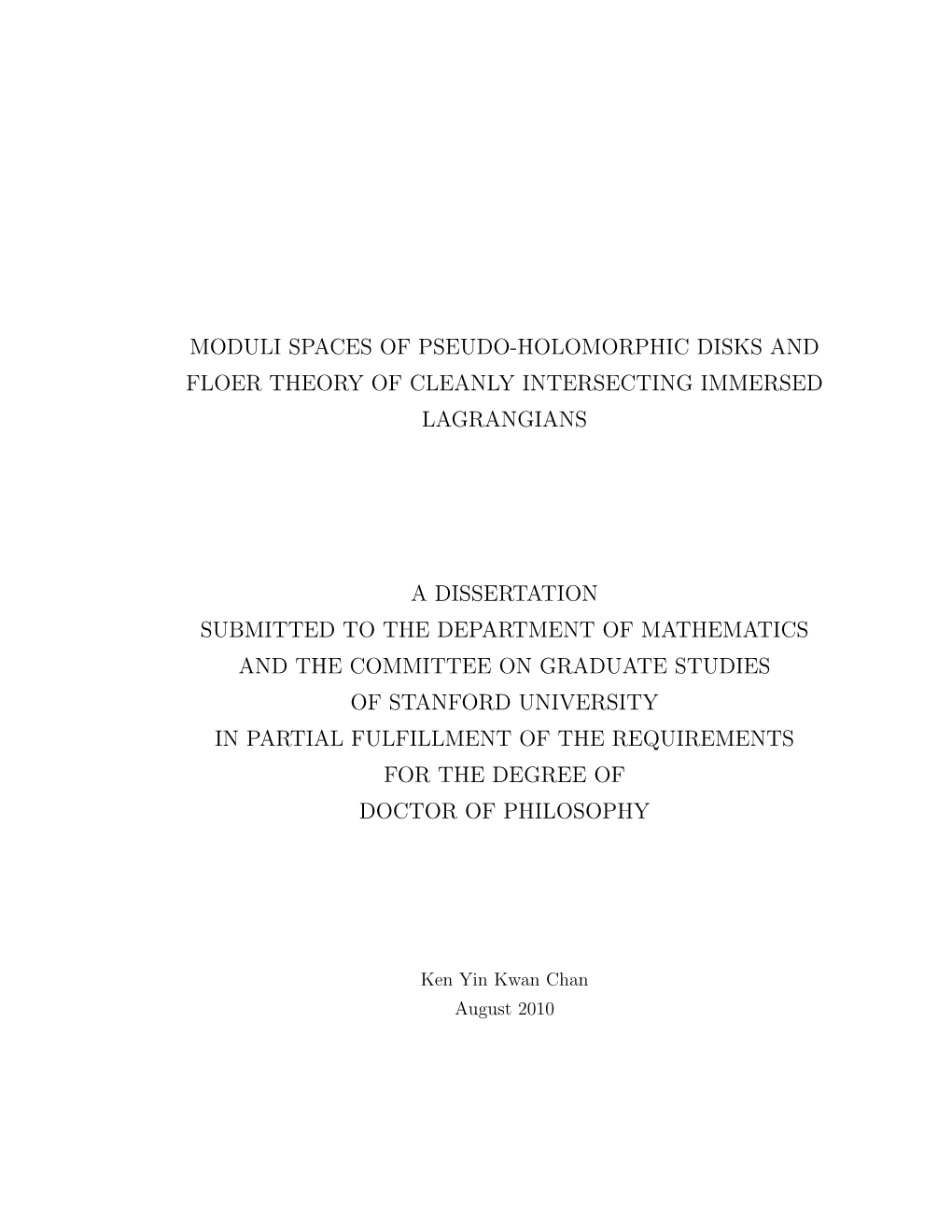 Moduli Spaces of Pseudo-Holomorphic Disks and Floer Theory of Cleanly Intersecting Immersed Lagrangians