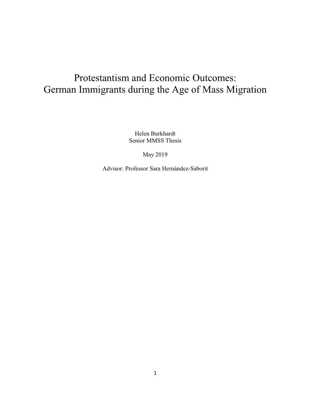 German Immigrants During the Age of Mass Migration