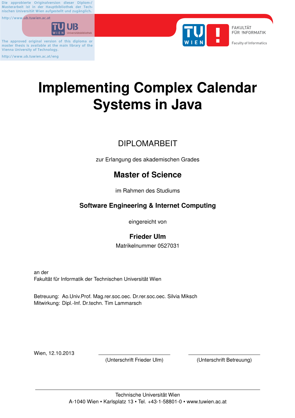 Implementing Complex Calendar Systems in Java