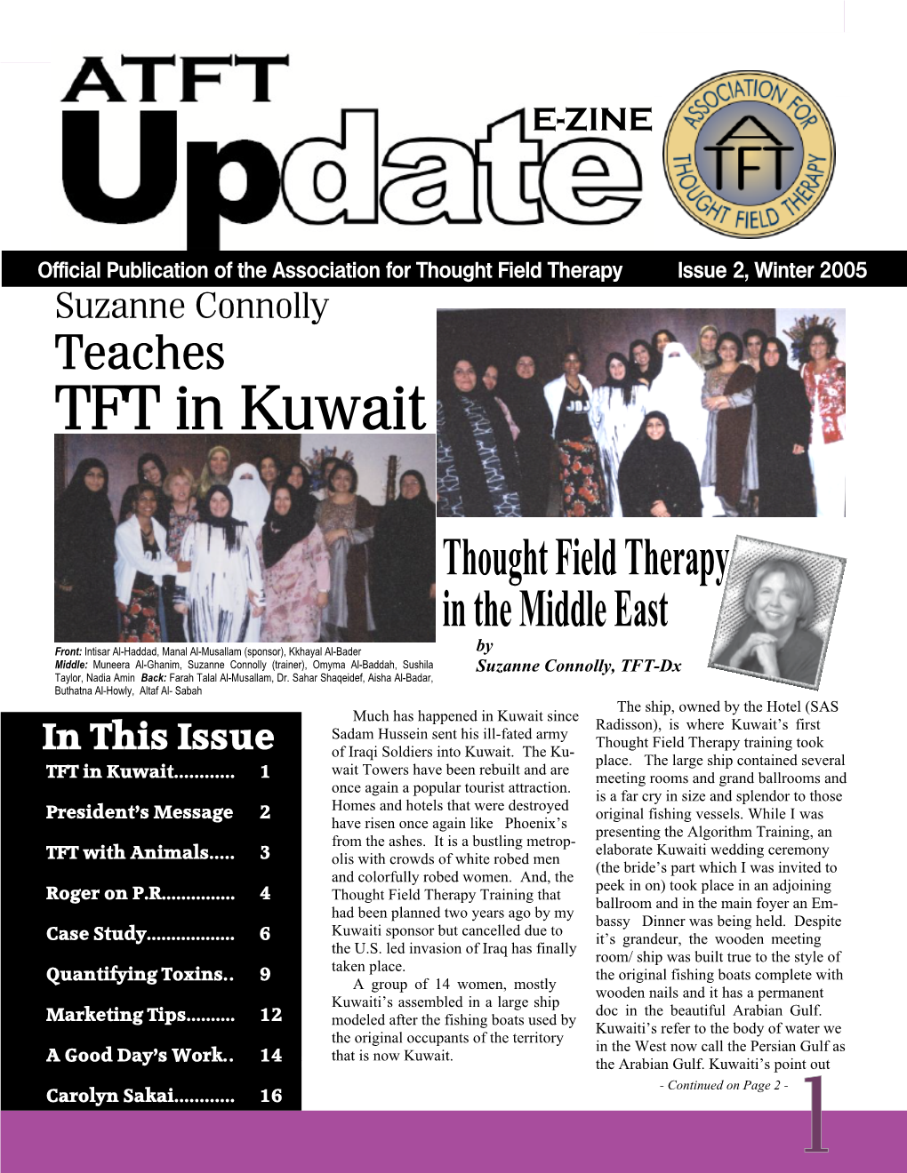 ATFT Update E-Zine