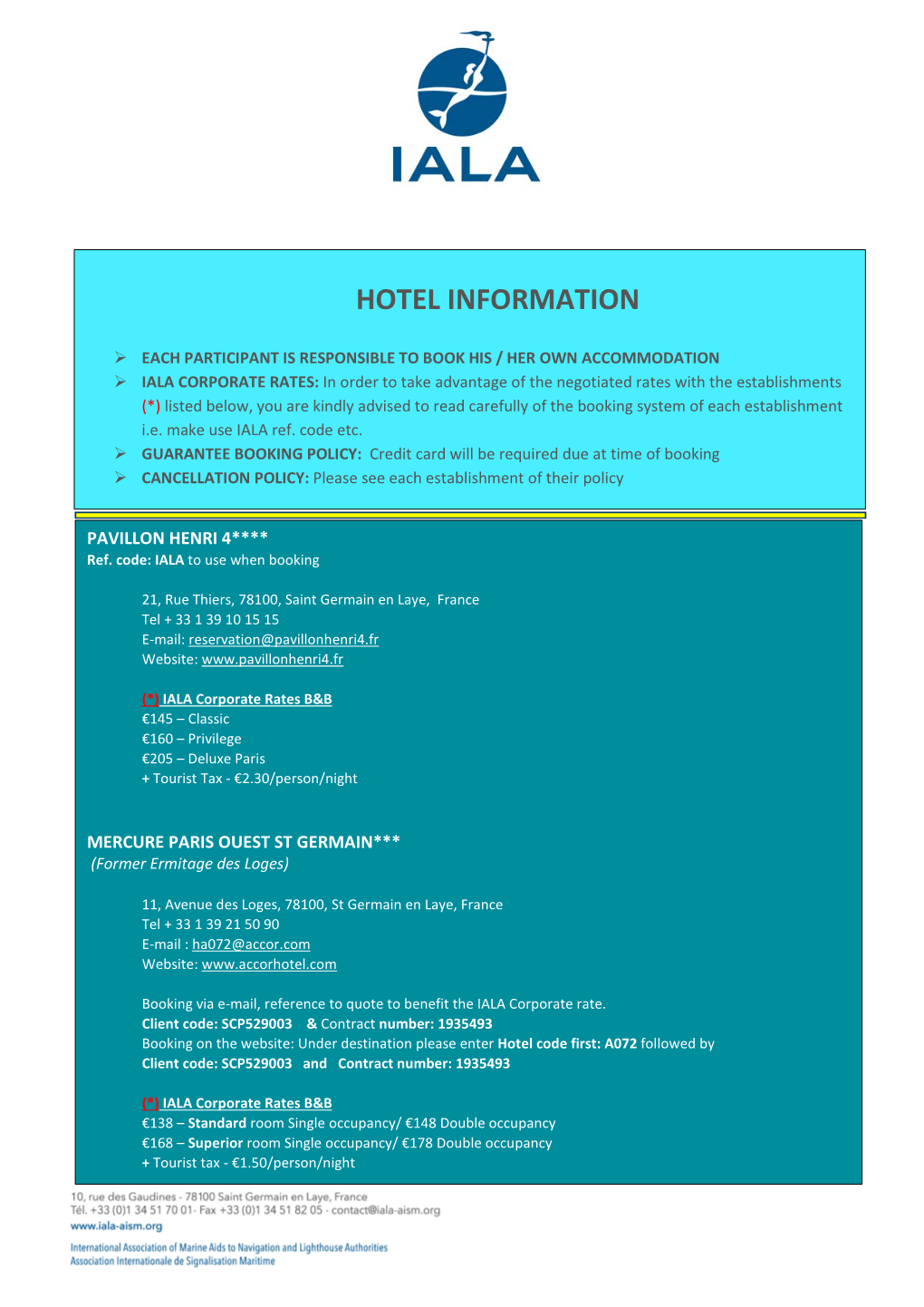 Hotel Information