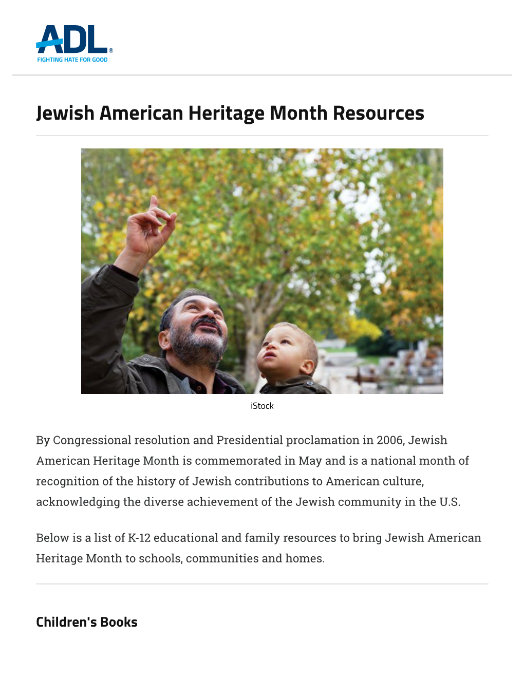 Jewish American Heritage Month Resources