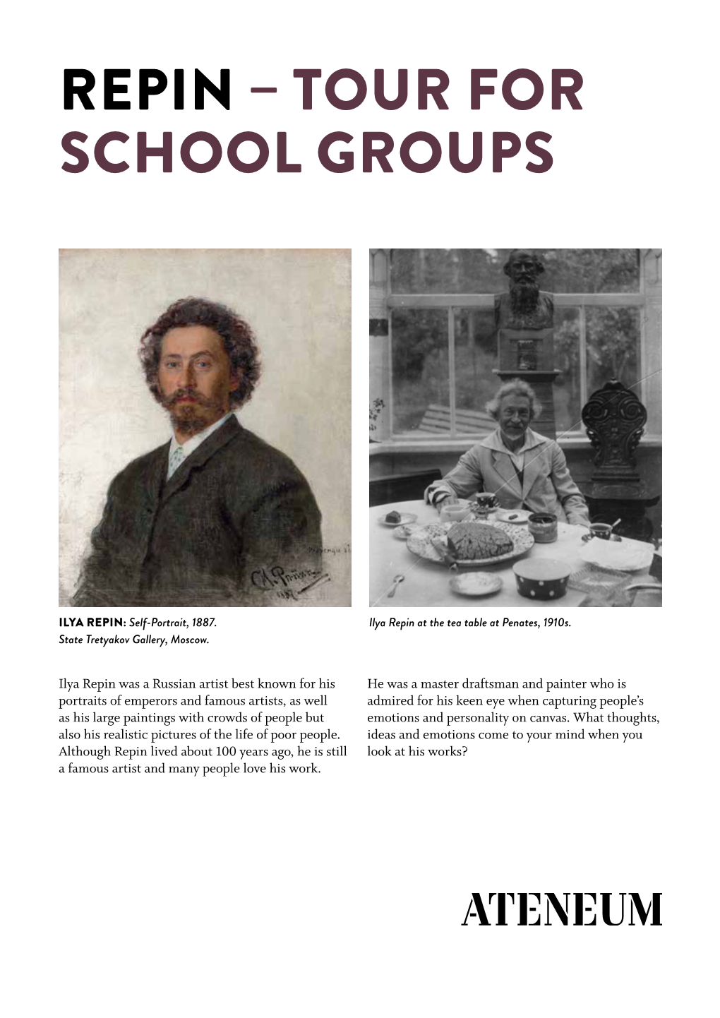 Repin – Tour for School Groups