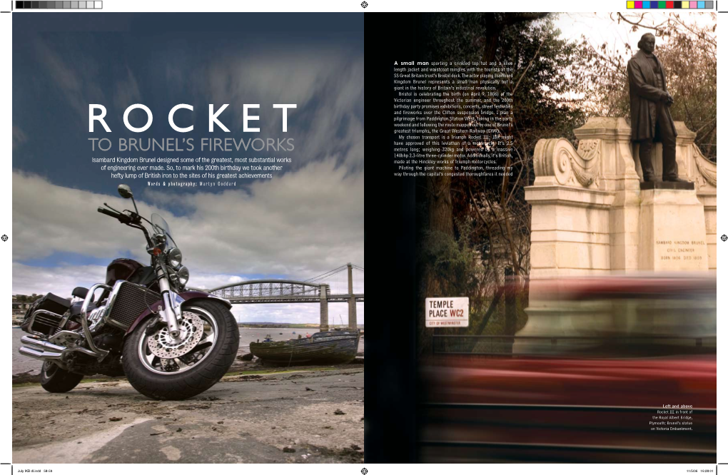Rocket III; IBK Might Have Approved of This Leviathan of a Motorcycle