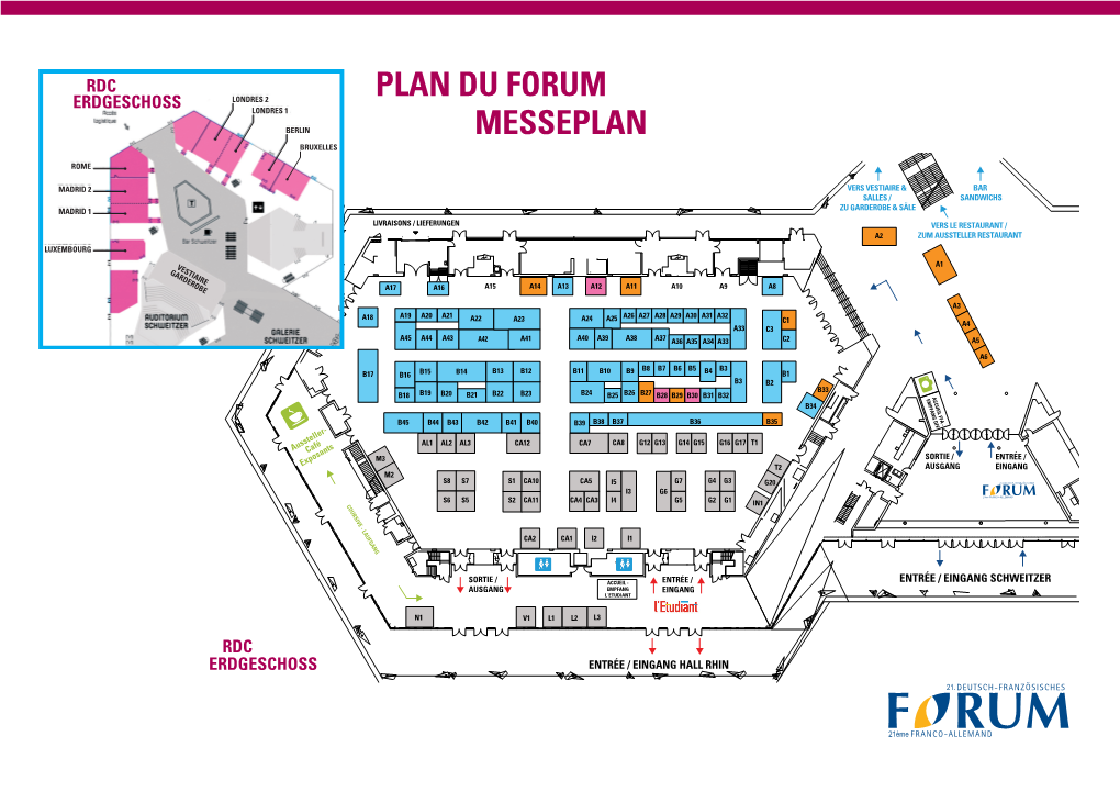 Plan Du Forum Messeplan