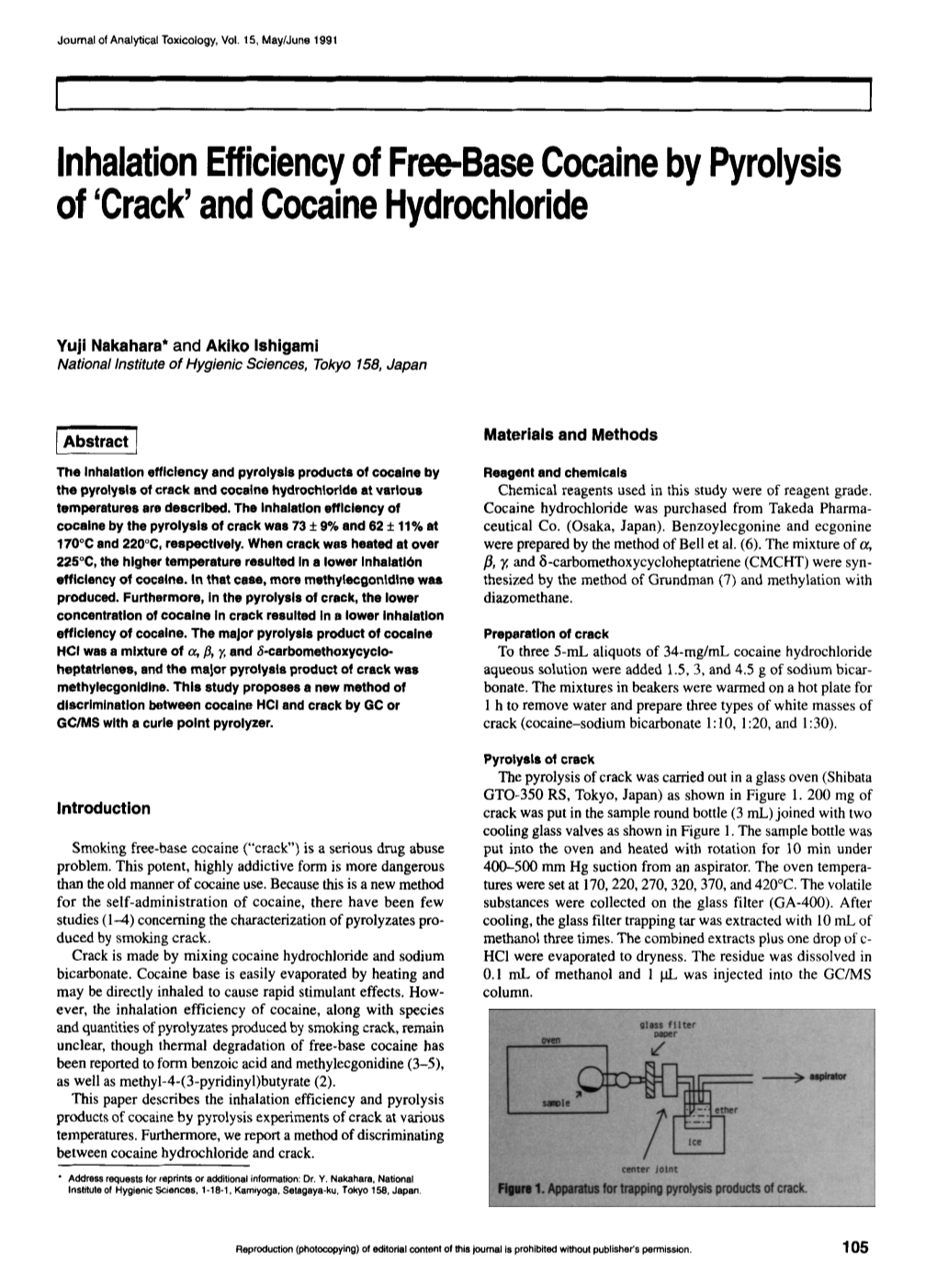 'Crack' and Cocaine Hydrochloride