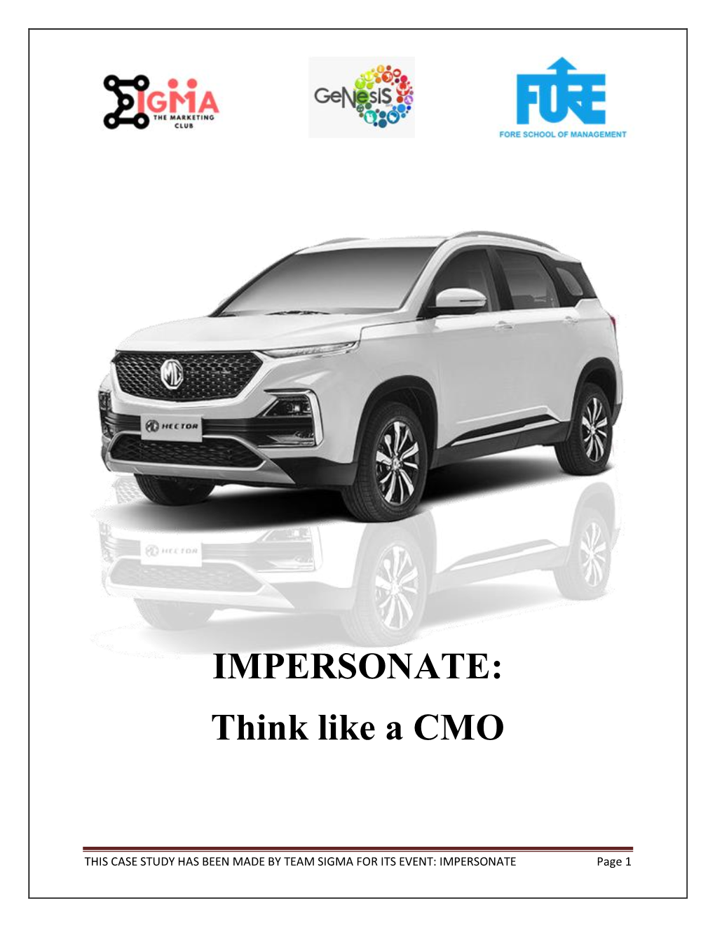 IMPERSONATE: Think Like a CMO