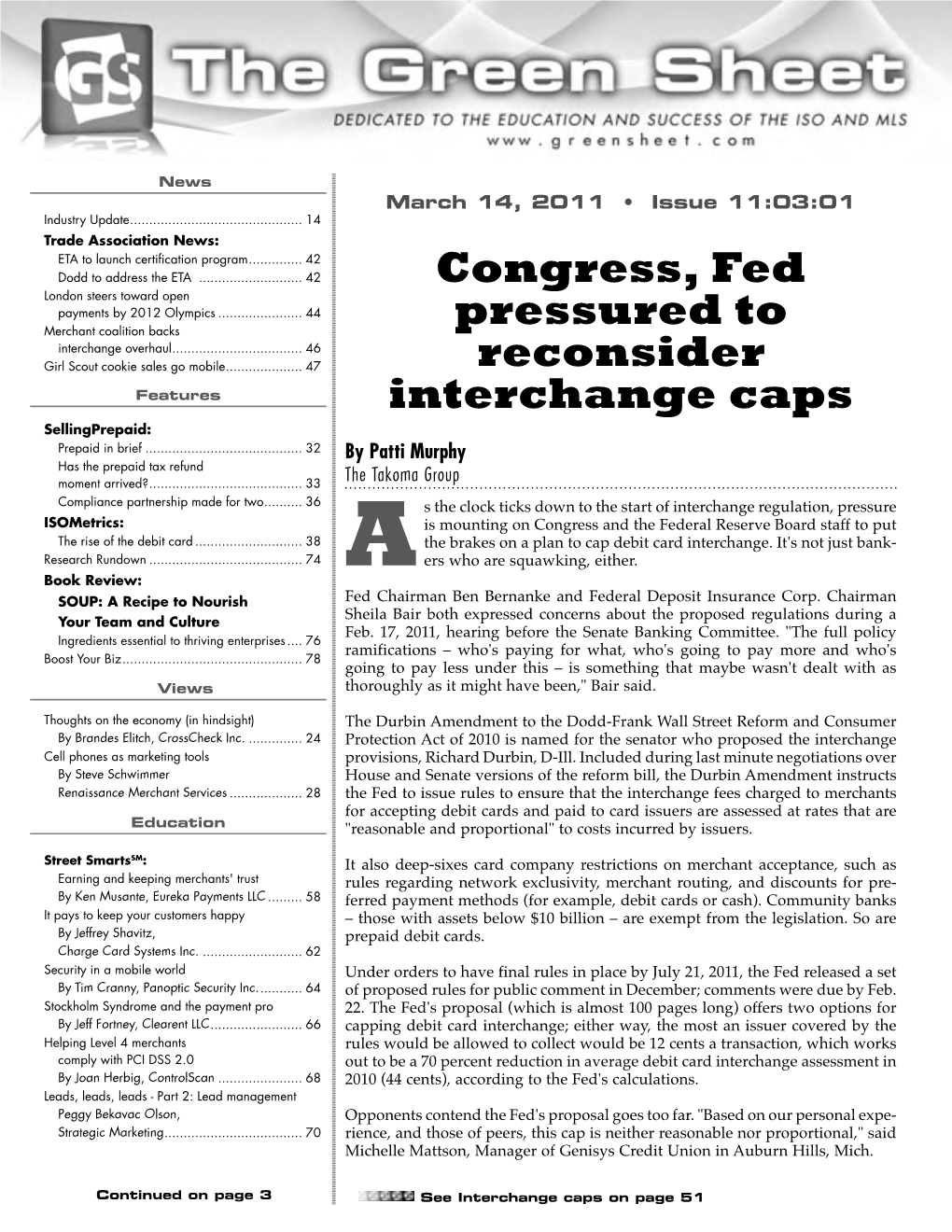 Congress, Fed Pressured to Reconsider Interchange Caps