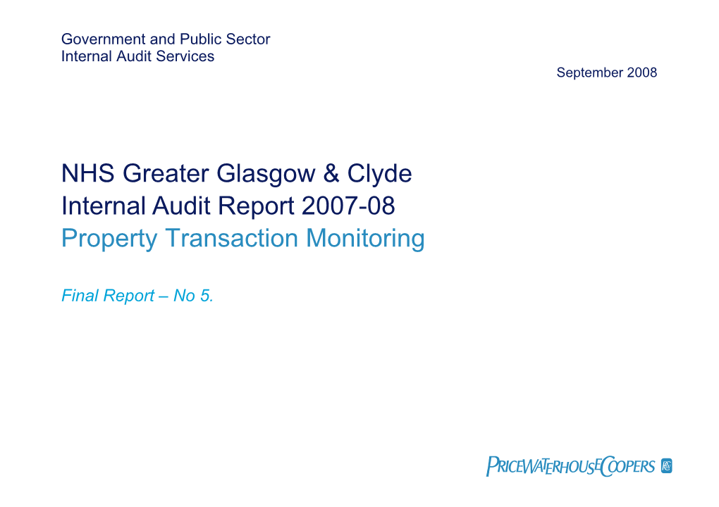 2008-08 Property Transaction Monitoring