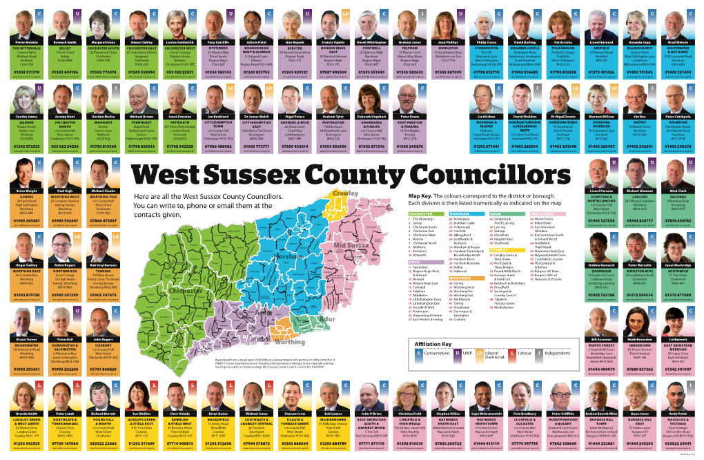 Members of West Sussex County Council