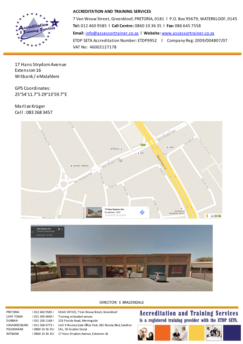 17 Ha Ns Strydom Avenue Extension 16 Witbank / Emalahleni GPS