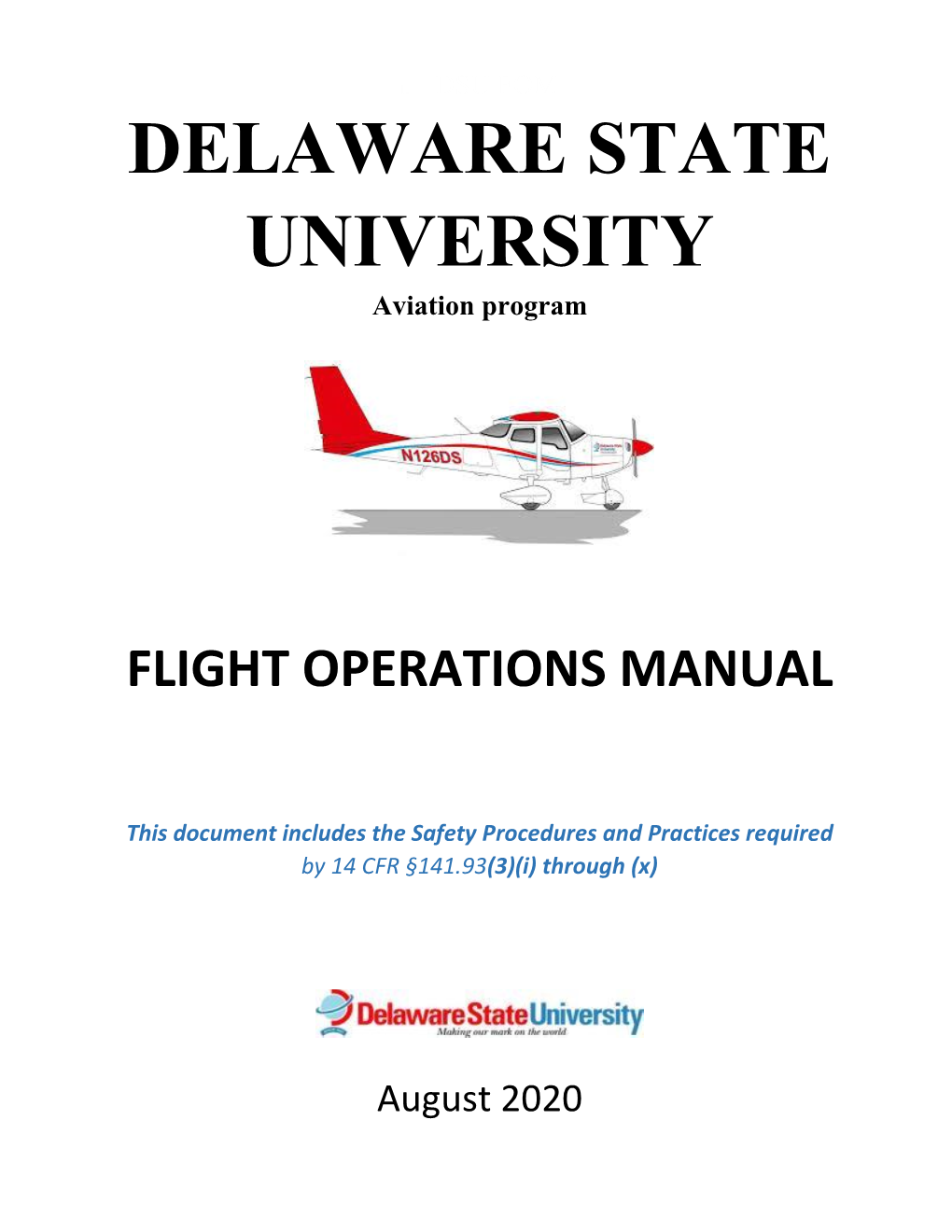 Flight Operations Manual