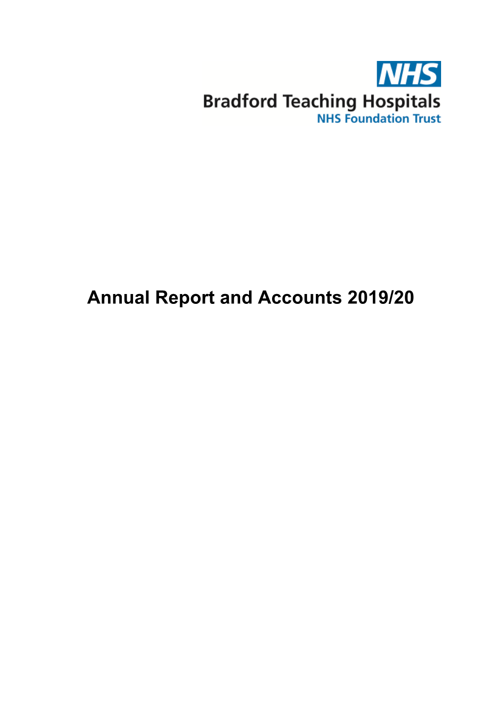 Annual Report and Accounts 2019/20