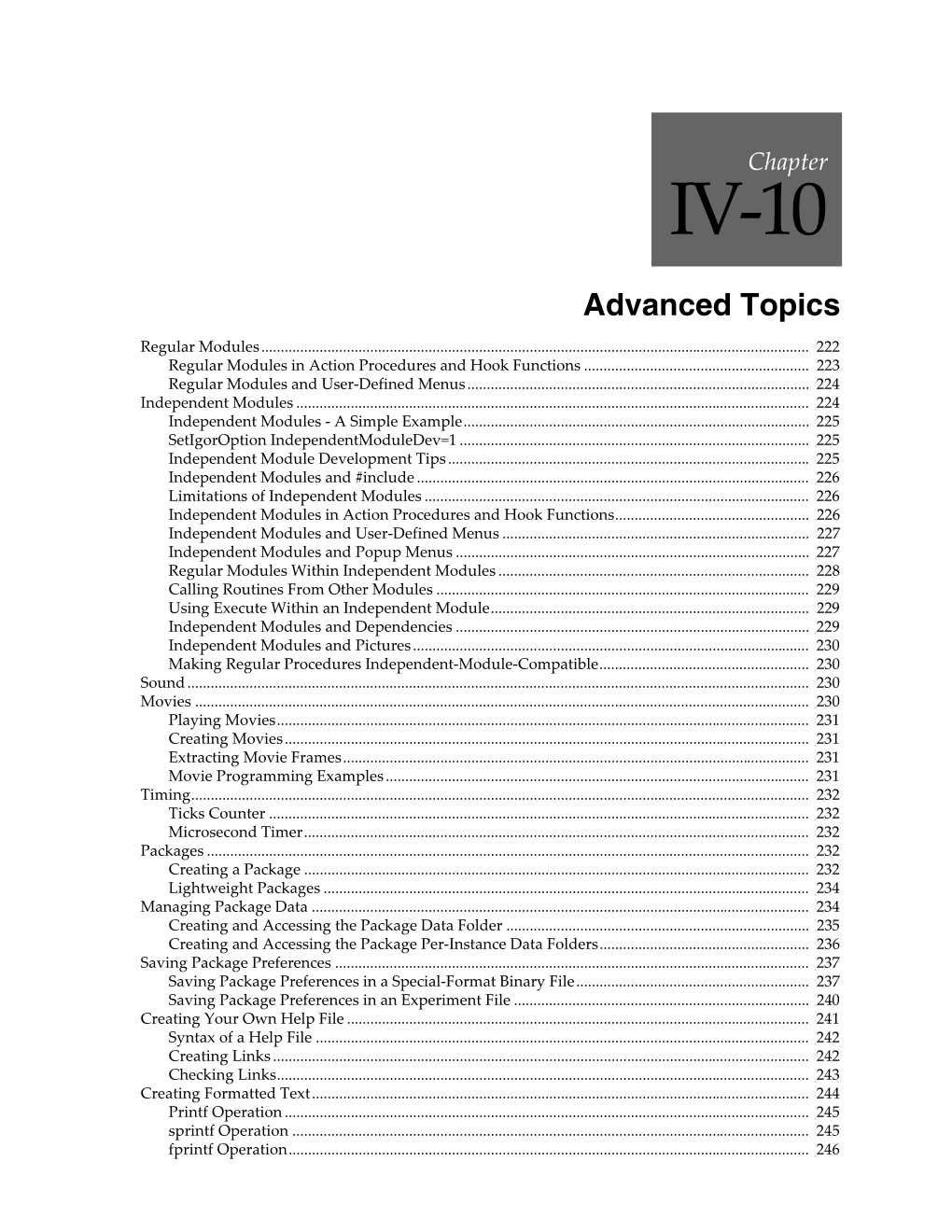 IV-10 Advanced Topics.Pdf
