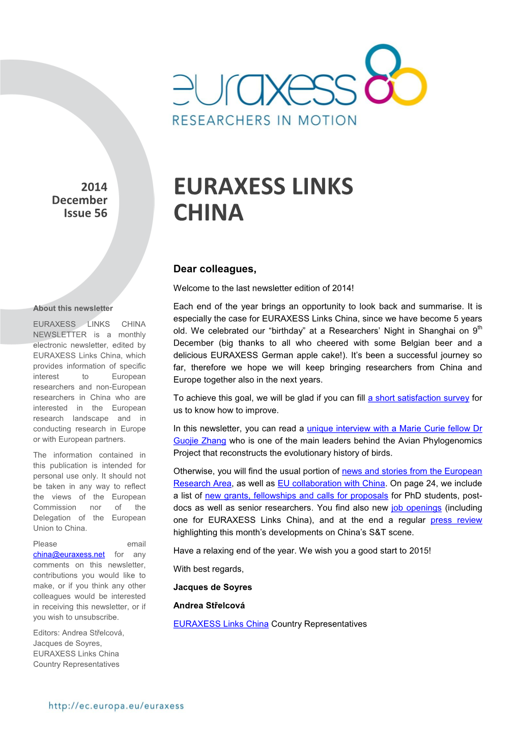 China Links Newsletter